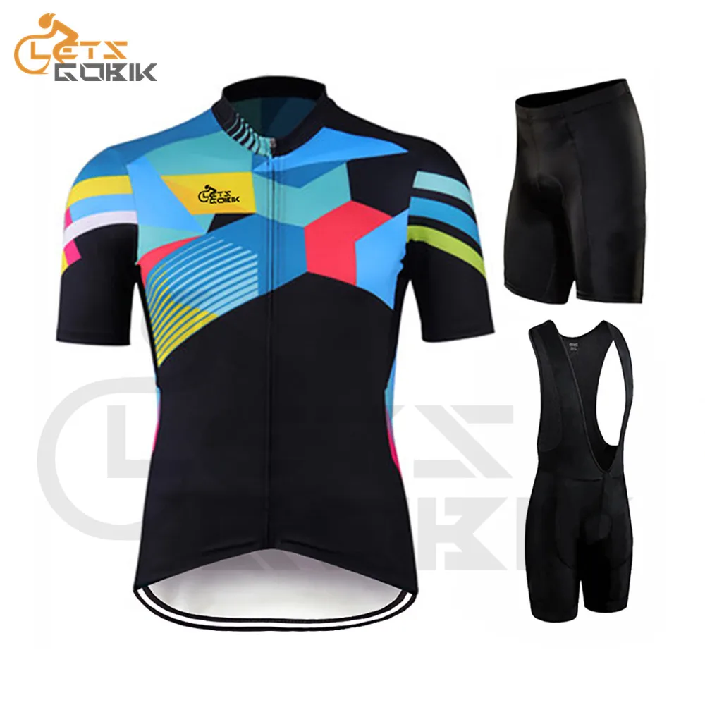 

2019 Cycling Jersey Set Men's Style Short Sleeves Anti-UV Cycling Clothing Sportswear Outdoor Mtb Ropa Ciclismo Bike Cycling Kit