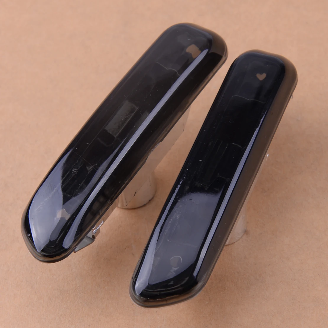 

DWCX 2PCS/Set left & right Black Lens Side Marker Indicator No Bulbs Fit for BMW 3-Series E46 1999-2003 63138370720 63138370719