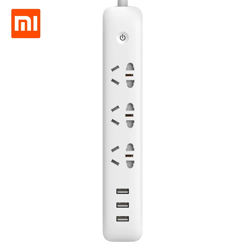 

Xiaomi Qingmi Mi Smart Home Power Strip Electrical Socket Wifi App Wireless Remote Control 3/5 Ports 3 USB Outlet Plug
