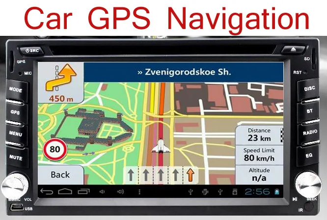 New universal Car Radio Double 2 Din Car DVD Player GPS Navigation In dash Car PC Stereo Head Unit video+Free Map subwoofer