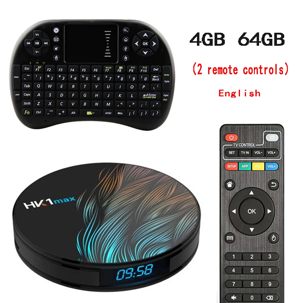 ТВ-бокс RK3328 Android 9,0 Google Assistant 4G 32G 64G ТВ-приемник 4K Wifi медиаплеер Play Store Бесплатные приложения быстрый набор верхней коробки - Цвет: No backlight