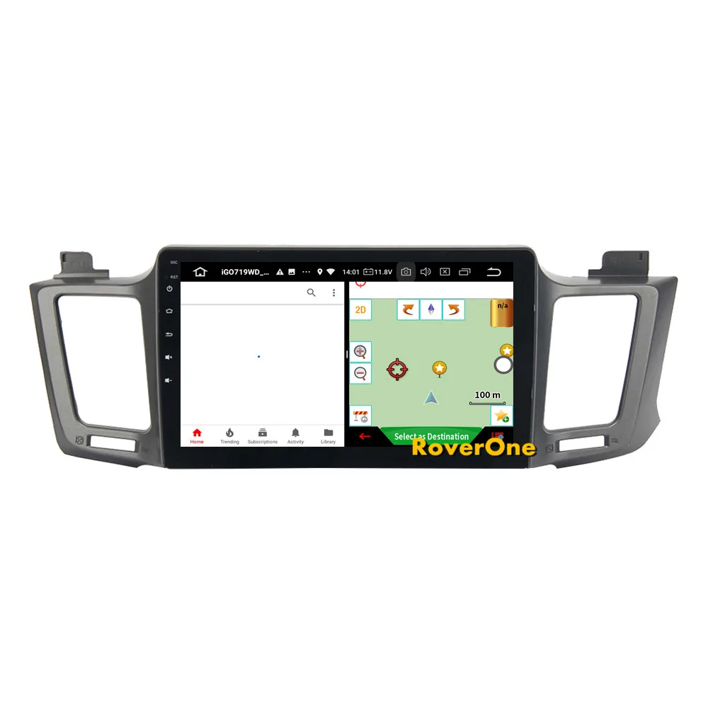 Excellent RoverOne For Toyota RAV4 2013 2014 2015 2016 Android 9.0 Autoradio Car Multimedia Player Radio GPS Navigation Head Unit NO DVD 11