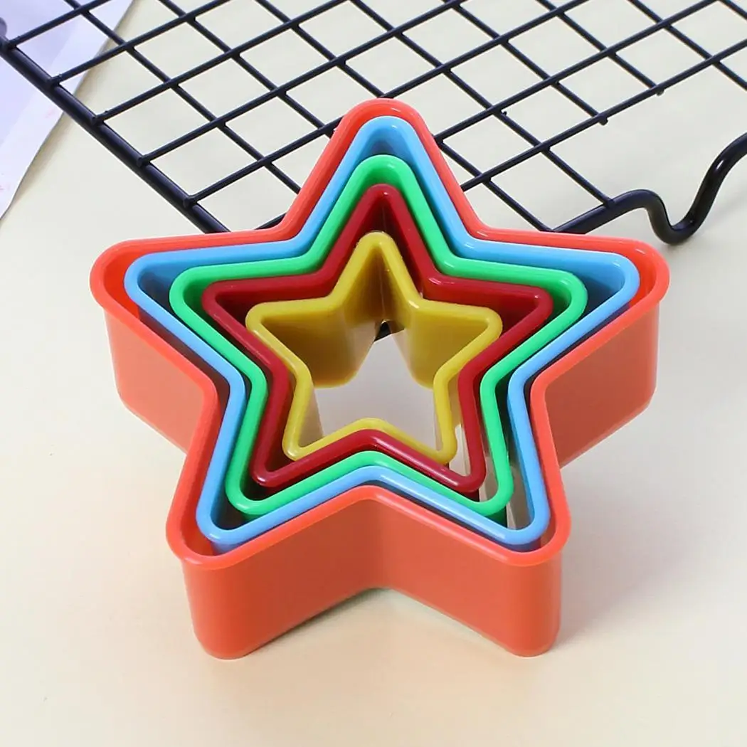 5 стилей формочки для печенья DIY резаки на Рождество день рождения свадьбу