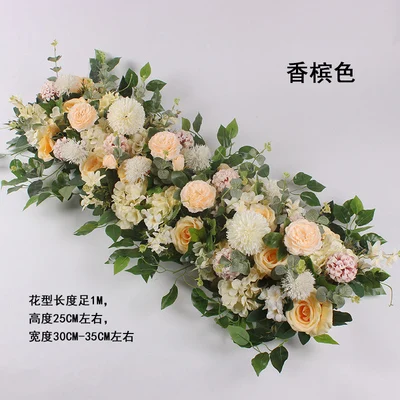 skye blue artificial roses flower arrangement wedding decoration party props wedding stage arches fake flower row arrangement skye blue artificial roses flower arrangement wedding decoration party props wedding stage arches fake flower row arrangement