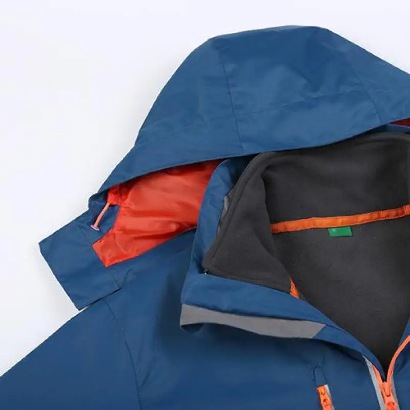 Zuoxiangru новые мужские зимние мягкие оболочки походные спортивные куртки для улицы Hoodied Кемпинг Треккинг Лыжный водонепроницаемый внутри пальто