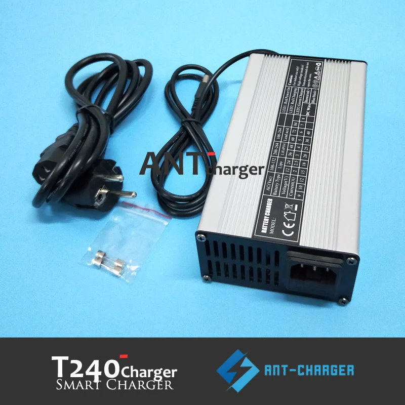 Умное зарядное устройство 240 Вт 43 2 в 5 А 38 4 для 36 В 12s LiFePO4 LFE LFP LiFe battery pack|Зарядные