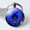 NEW Zodiac Sign Keychain 12 Constellation Leo Virgo Libra Scorpio Sagittarius Pendant Double Face Keyring Key Holder Birthday ► Photo 1/6