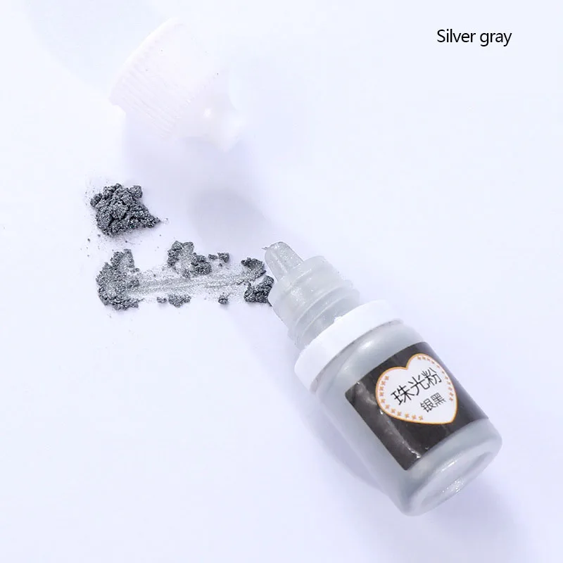 Новый DIY ремесла 24 цвета 5 мл перламутровый пигментный порошок Mica Rainbow UV смола