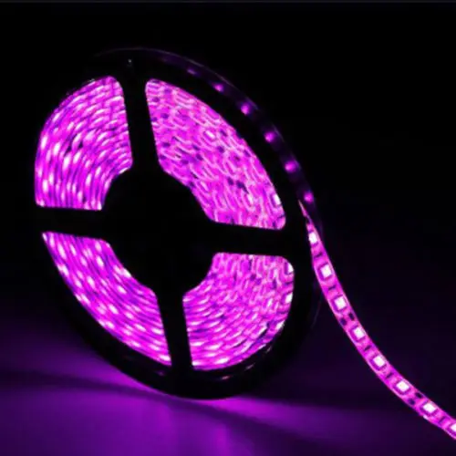 

pink LED Strip Light SMD 5050 60LED/M Lamps DC12V Flexible Ribbon tape 5M Bar Light non/ip65 waterproof Led Stripe Tape