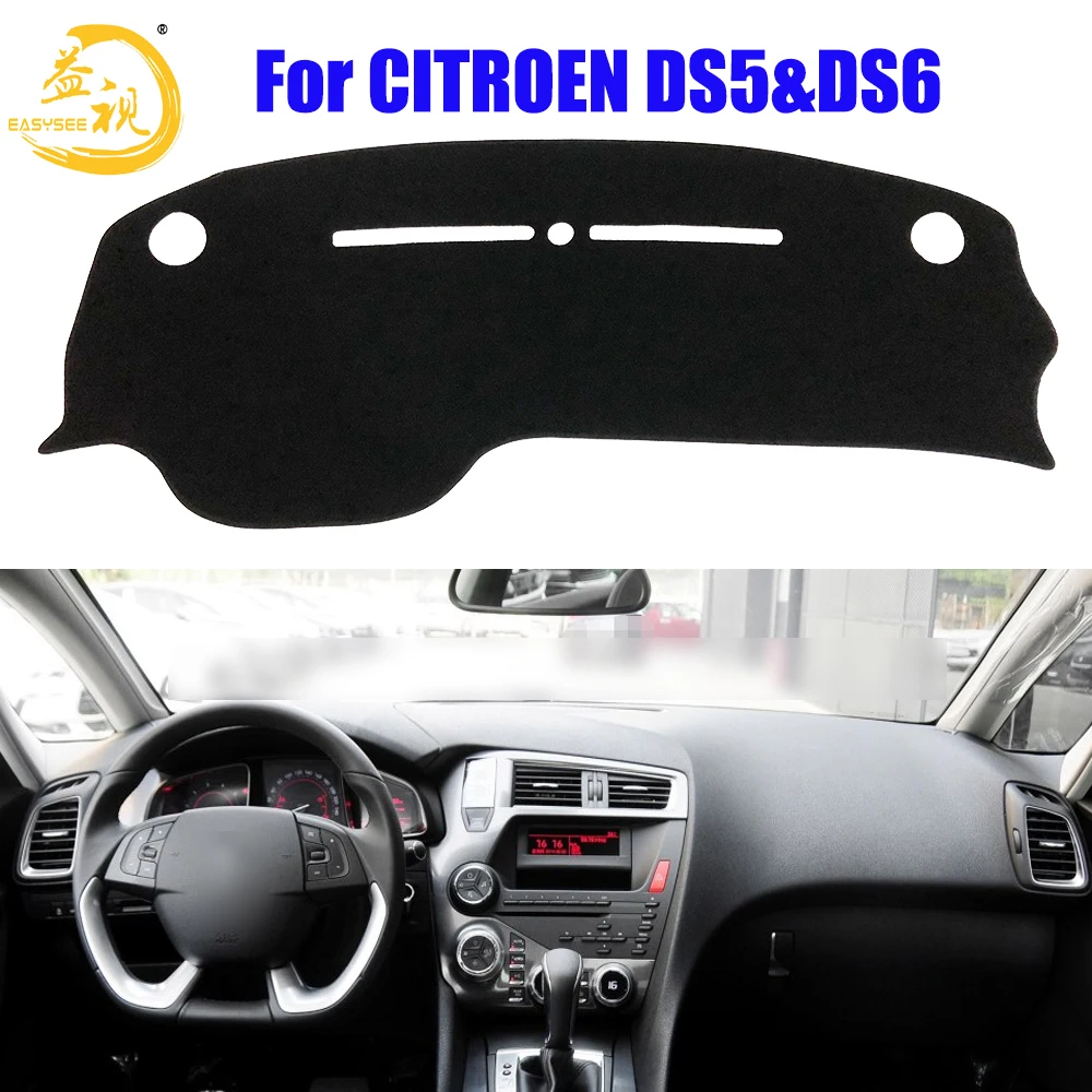 

Easysee Dashboard Cover Pad Dashmat Dash Mat Sun Shade Dash Board Cover Carpet For Citroen DS5&DS6 Dust proof