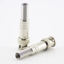 Разъем BNC коаксиальный RG59 поворотный пружинный адаптер Twist-on BNC мужские аксессуары для CCTV камеры видеонаблюдения комплект системы Разъем BNC коаксиальный RG59 поворотный пружинный адаптер Twist-on BNC мужские аксессуары для CCTV камеры видеонаблюдения комплект системы