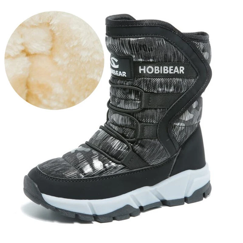 2018 Winter Waterproof Girls Snow Boots Mid-Calf Children's Shoes Flat Boots Warm Plush Winter Boots For Girls Boys With Lining 2018 Winter Waterproof Girls Snow Boots Mid-Calf Children's Shoes Flat Boots Warm Plush Winter Boots For Girls Boys With Lining