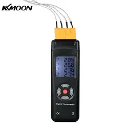 KKmoon 4-канал к-Тип цифровой ЖК-дисплей Термометр термопары Сенсор-50 ~ 1350 градусов удержания данных Функция