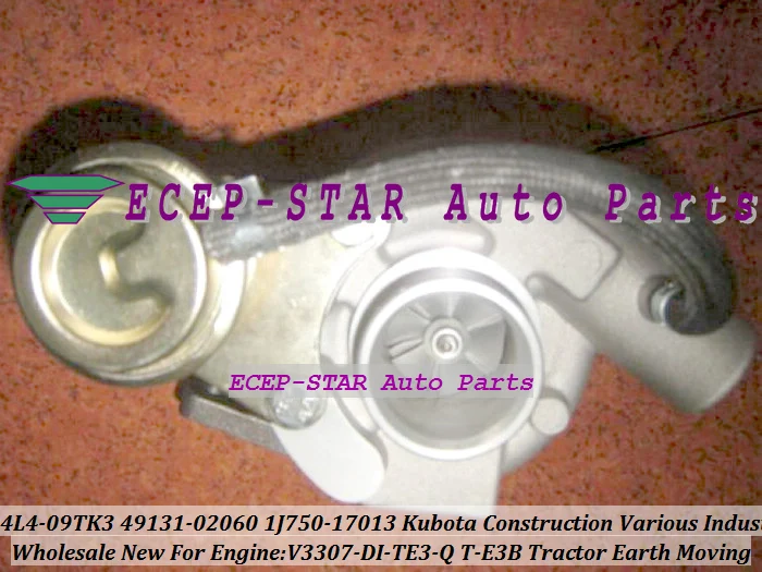 TD04L4 TD04L4-09TK3-5.0 49131-02060 1J750-17013 1J75017013 turbo For Kubota Construction Various Industrial Tractor Earth Moving V3307-DI-TE3-Q (5)