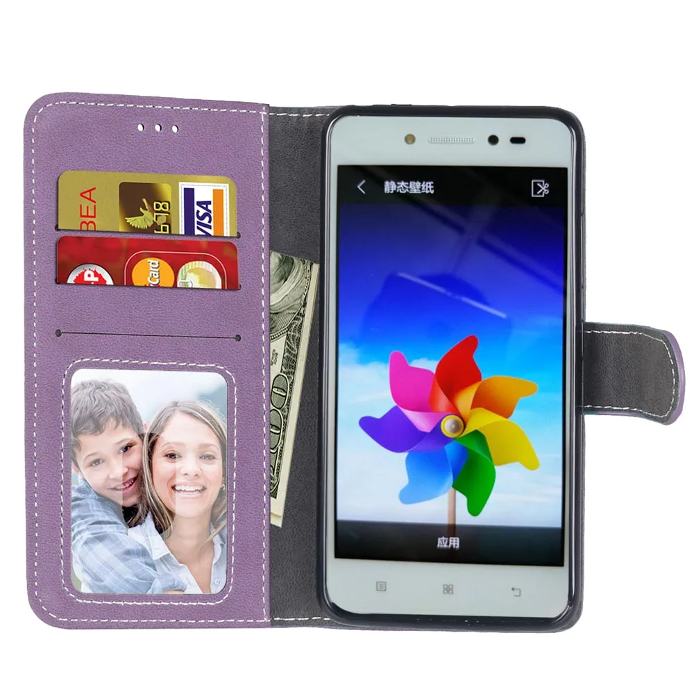 

Leather Case Stand Flip Cover for Lenovo Sisley S90 Covers Luxury Bag with Card Holder Case for Lenovo S90 Phone Wallet Cases