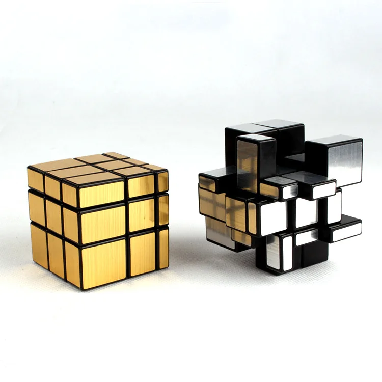 Стикеры представлены тонкой настройки Весна Зеркало Magic Cube окружающей среды АБС три порядка разведки куб игрушки Пазлы игры GF93