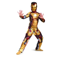 Детский классический костюм Железного человека, Марка 42, Детский карнавальный костюм супергероя на Хэллоуин для мальчиков