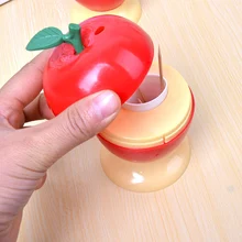 1 шт., креативная коробка для зубочисток, маленькая портативная коробка в форме яблока, винтажная автоматическая коробка для зубочисток, домашний декор для Рождества