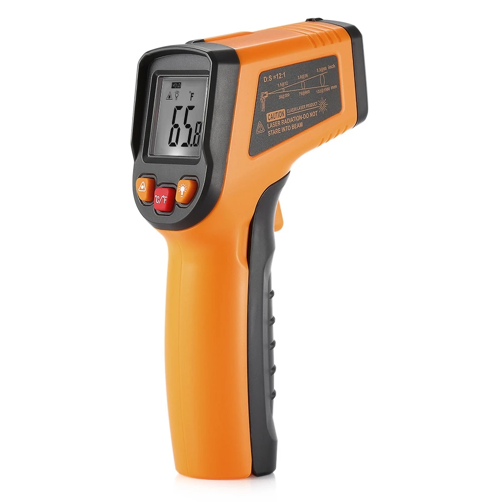 

TN400 Non-contact Handheld Infrared Temperature Gun Industrial Measuring Water/Oil Food Kitchen Electronic High Thermometer