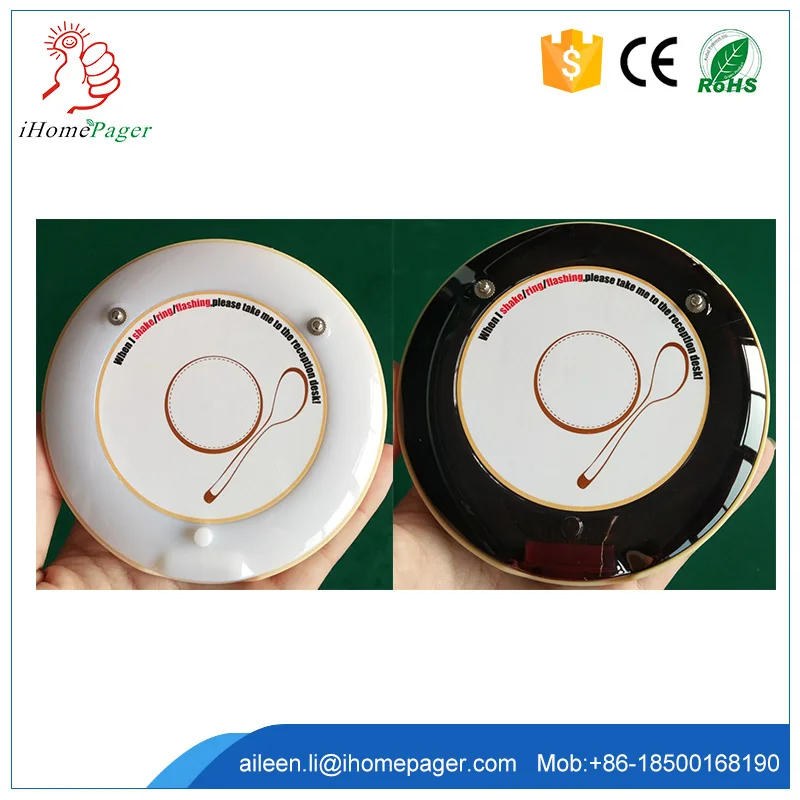 

CS-6LED personal wireless pager quick service device self-service calling system 4transmitter 64pagers 6base