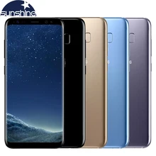Original Samsung Galaxy S8 4G LTE Mobile Phone 5.8” 12.0MP 4G RAM 64G ROM Octa core 3000mAh Fingerprint Smartphone