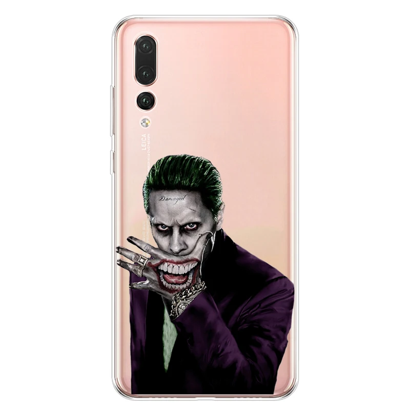 Отряд Самоубийц Джокер Харли Квинн чехол для телефона Huawei P8 P9 P10 P20 PLUS P30 lite PRO P