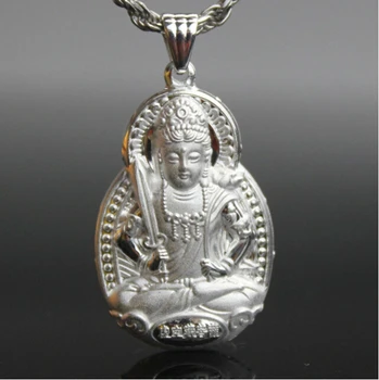 

Pure 990 Sterling Silver Buddha Pendant Women's Pendant 16g