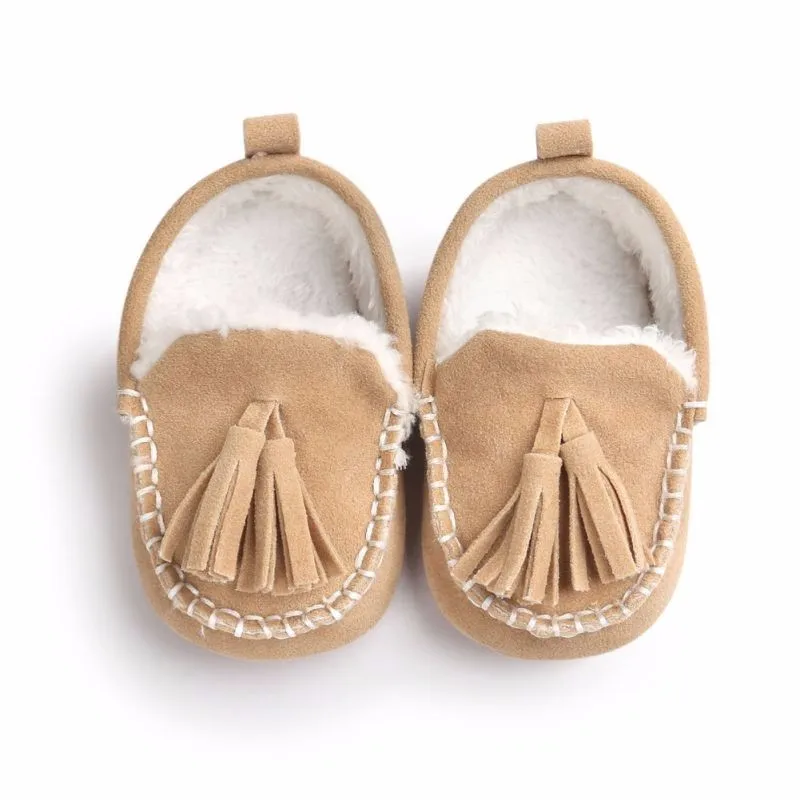 Зимние детские из искусственной кожи детские угги детские мокасины для новорожденных принцесса детская обувь M2