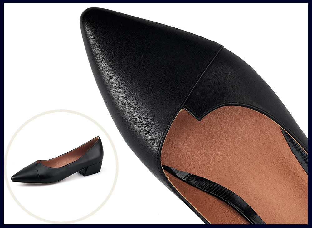 toe sapatos de couro genuíno de alta