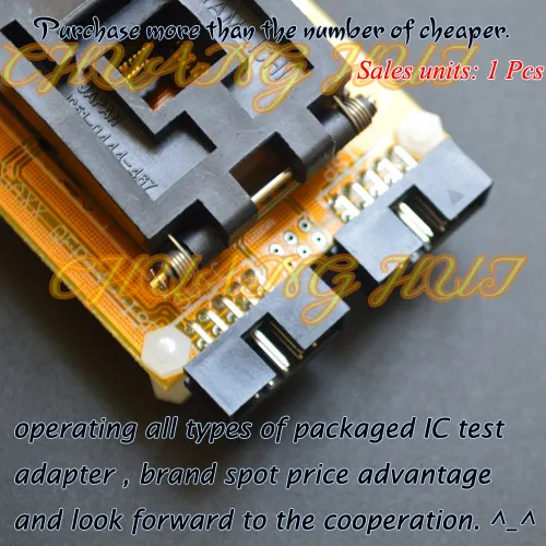 IC TEST TQFP44 QFP44 test socekt for AVR ISP/JTAG mega16 mega32 mega164 adapter IC TEST TQFP44 QFP44 test socekt for AVR ISP/JTAG mega16 mega32 mega164 adapter