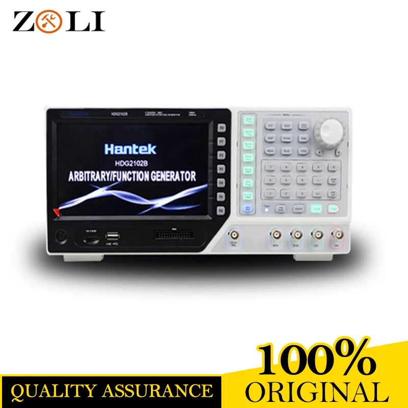 

Hantek HDG2102B Digital Oscilloscope 6Bit Resolution 250MSa/s Sample Rate 64M Memory Depth Hantek 16 channels digital output