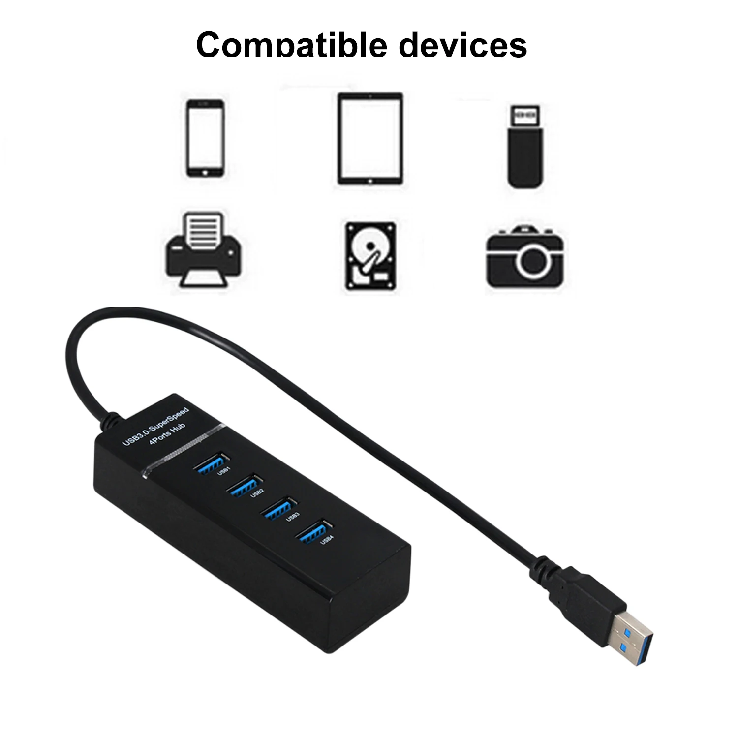 Bevigac 4 порта USB 3 0 высокоскоростной удлинитель адаптер для Sony Playstation PS4 Slim Pro PS3 Xbox One S