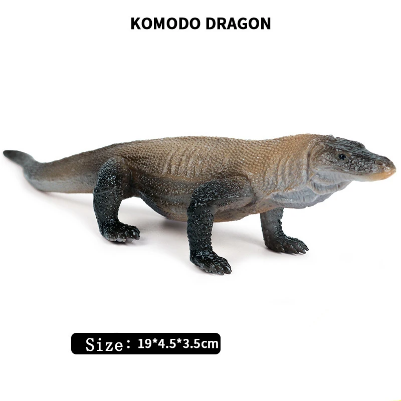 Экшн и игрушки фигурка диких животных ПВХ Komodo Dragon модель жирафа Коллекционная кукла Фигурка коллекция для детей детский подарок - Цвет: SKU (34)