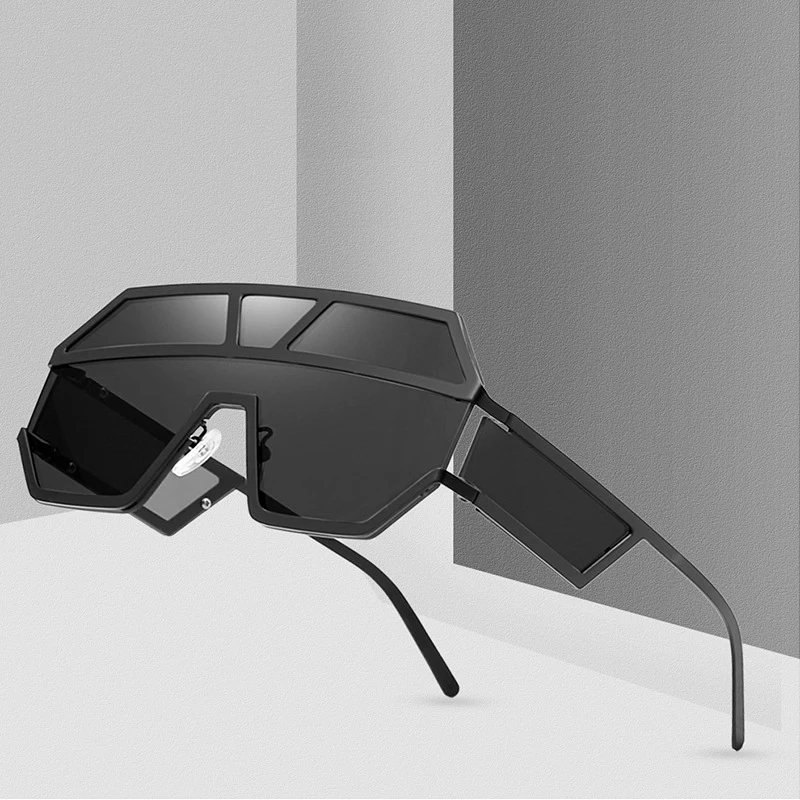 

JackJad 2020 Fashion Modern Future Style Metal Shield Sunglasses Men Cool Side Lens Brand Design Sun Glasses Oculos De Sol 1639