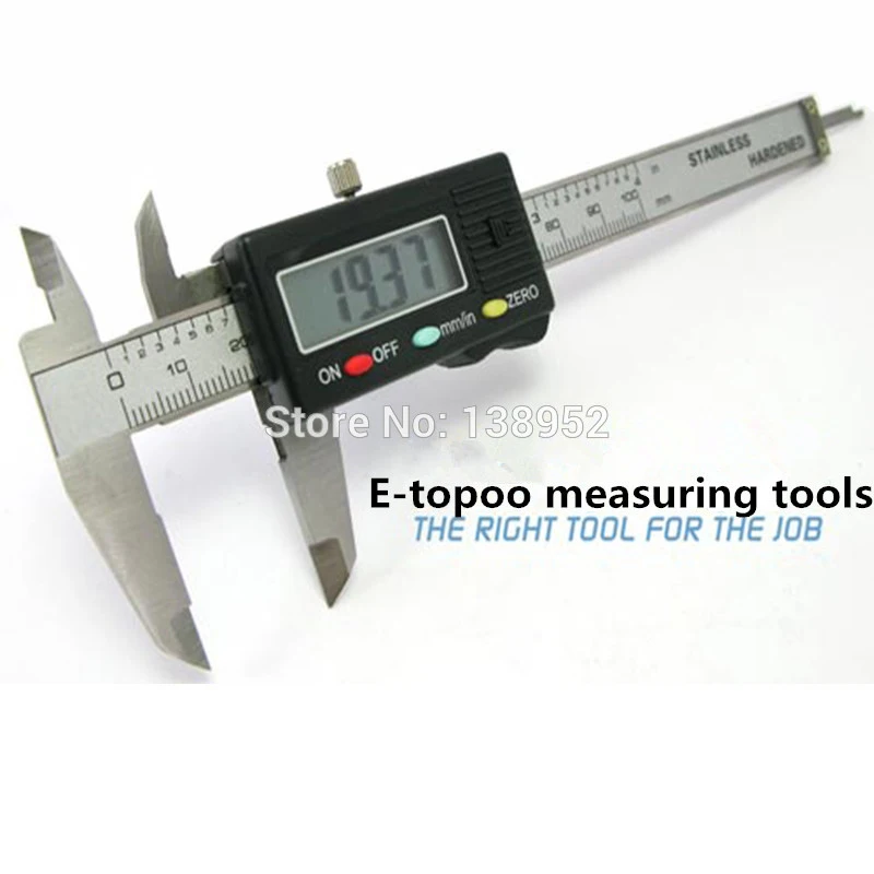 ETOPOO stainless steel Digital Caliper 0 100mm 4inch mini pocket