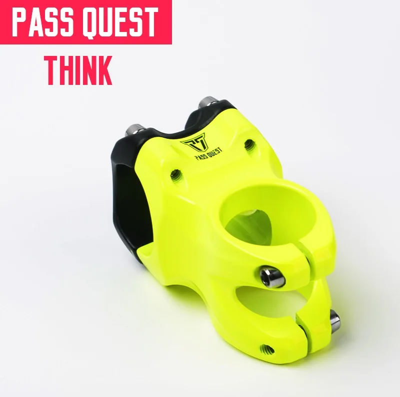 Пройти QUEST THINK Stem 31,8 мм горный велосипедный вынос велосипед ствол AM FR DJ ENDURO - Цвет: Yellow