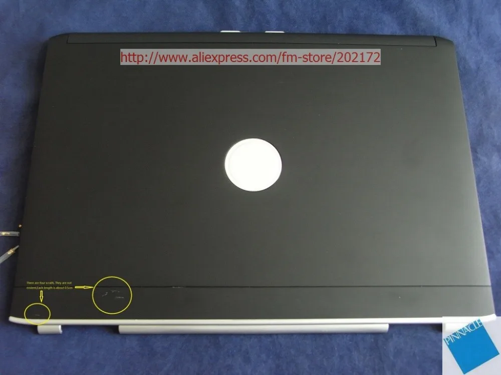 Laptop Notebook 15.4" LCD Back Cover DY639 0DY639 For Dell Inspiron 1520 1521 Vostro 1500 Black
