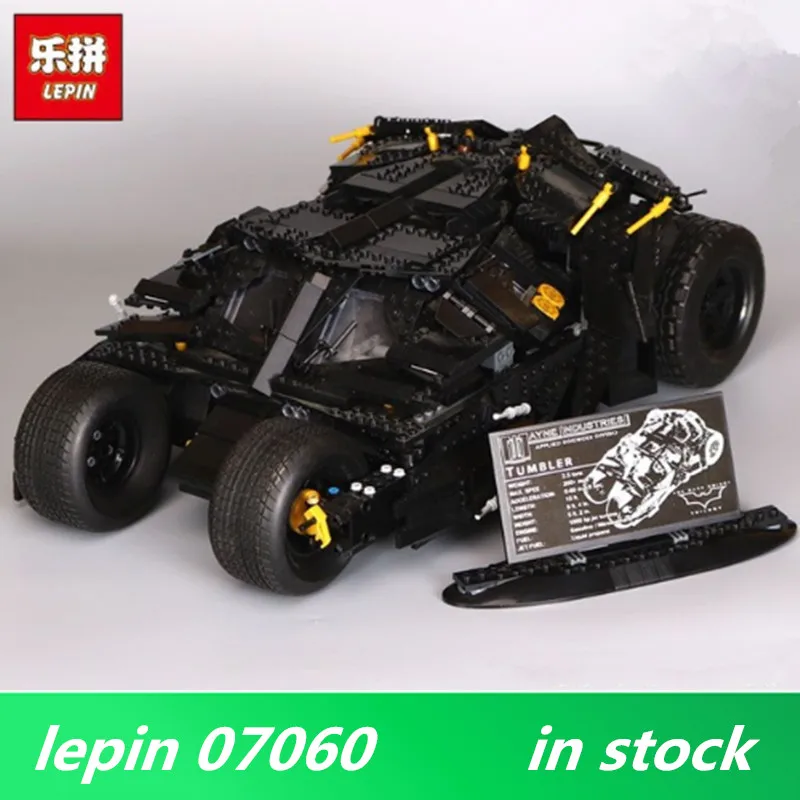 

LEPIN 07060 Super Hero Movie Series The Tumbler Batman Armored Chariot Set 76023 Building Block Bricks Birthday Christmas Gifts