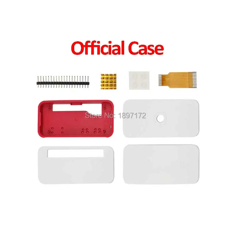 Raspberry Pi zero Официальный чехол W GPIO Pin радиаторы для камеры FFC кабель|raspberry pi