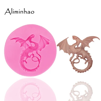 

DY0043 Cartoon flying dragon DIY Resin Clay Soap Mold Silicone Mold Sugarcraft Chocolate Molds Fondant Cake Decorating Tools