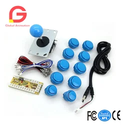 Cero Demora Frambuesa Pi Juego de Arcade Diy Parts Codificador + Joystick + Botones Cero Demora Frambuesa Pi Juego de Arcade Diy Parts Codificador + Joystick + Botones