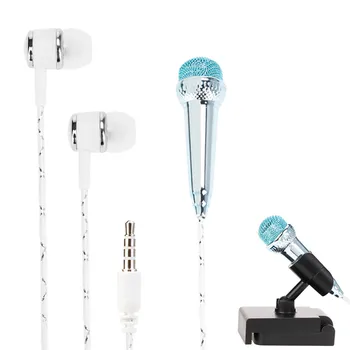 

Microphones 3.5mm Jack Microphone Lavalier Tie Mikrofon Microfono Mic for Mobile Phone Speaking iphone 7 8 X karaoke