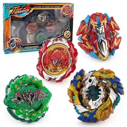 4 шт./лот Beyblade взрыв с Arenan игрушечные лошадки для детей Beybleyd гироскопа компактным диском и Launcher серии комплект XD168-11