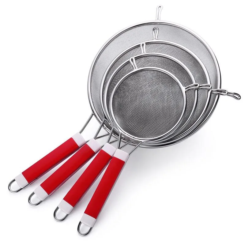 

4 S Expandable Fry Chef Basket Kitchen Colander Magic Mesh Strainer Colander Net Cooking Mesh Strainer Colander Sieve Sifter
