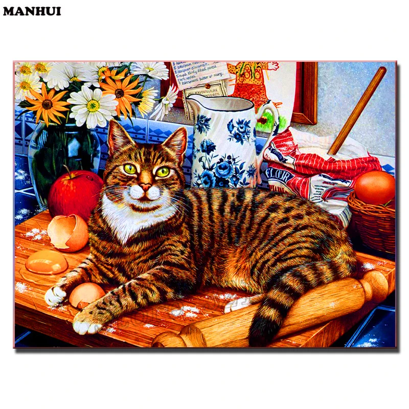 Volledige Vierkante Ronde Diamant 5D DIY Diamond Painting Garden 