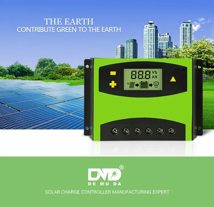 LD12V24V50A 60A контроллер солнечного зарядного устройства ЖК-генерация солнечной энергии контроллер системы