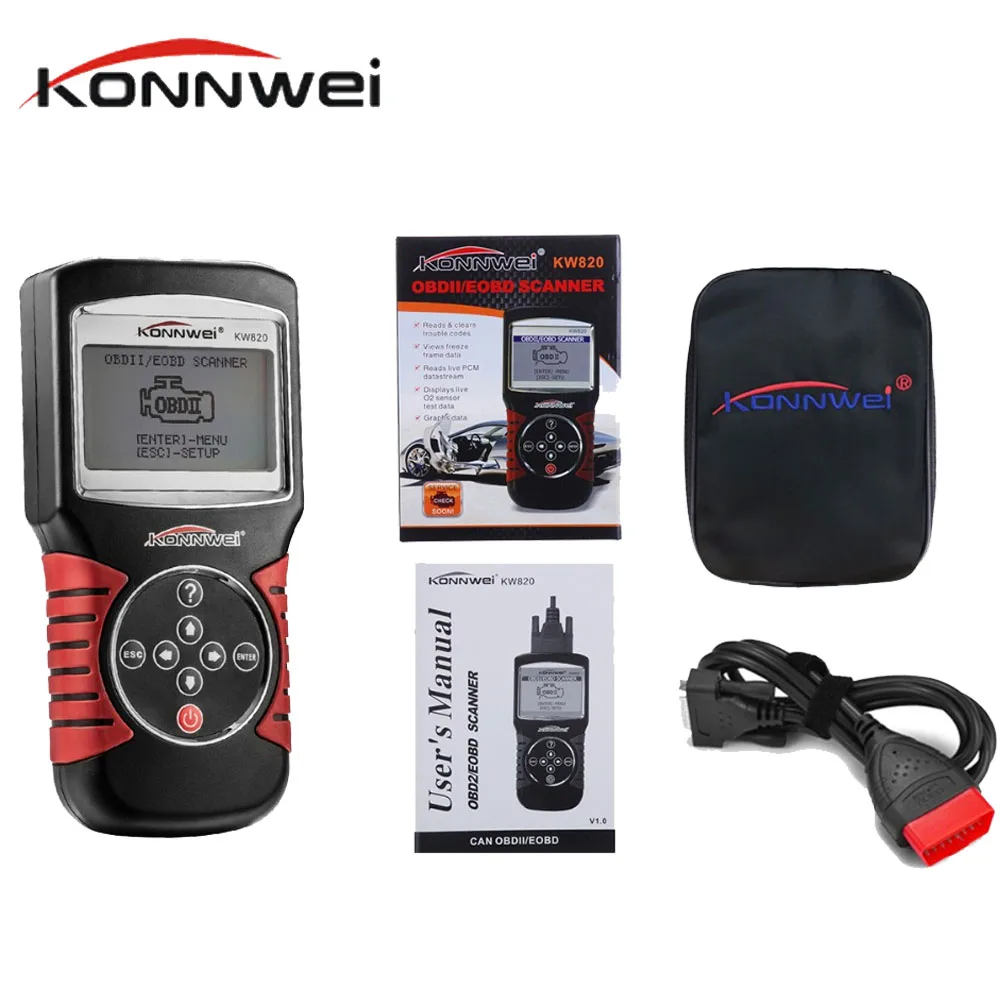 

OBD2 Automotive Scanner OBD Car Diagnostic Tool in Russian Code Reader ODB2 Scanner OBDII OBD 2 Update Free Better than VS890
