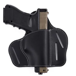 ¡Nuevo! Funda táctica de cuero para pistola, accesorio para cinturón de mano derecha, compatible con varias pistolas Taurus 1911 Sig Sauer