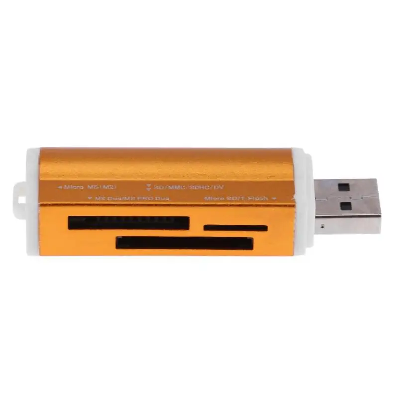 USB2.0 4 в 1 Мульти устройство чтения карт памяти SD/SDHC/Mini SD/MMC/TF-карта/MS