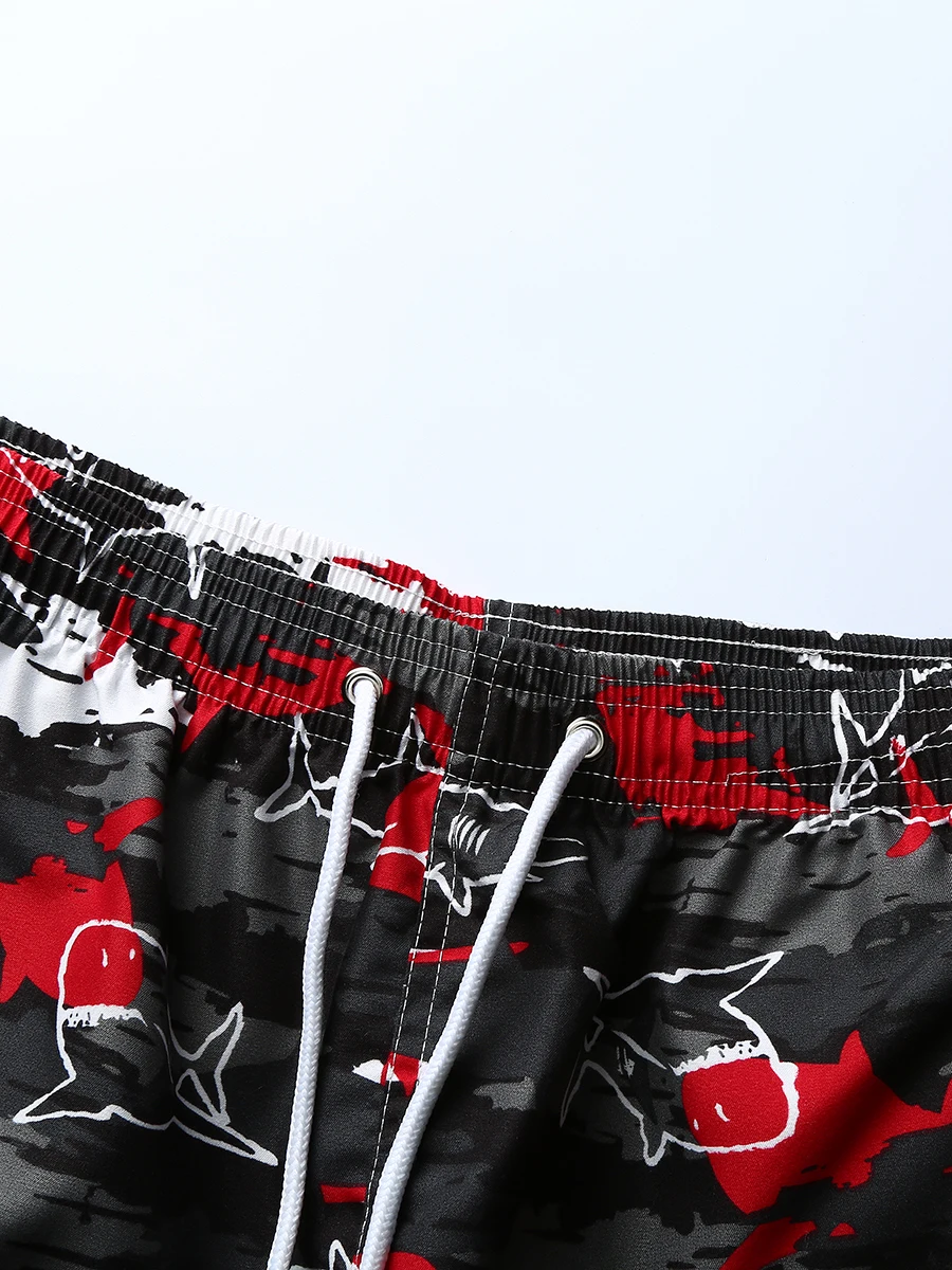 Quick Dry Beach Men Board Shorts Swimming Bermuda Surf Board Shorts Sports Beach Pants Men Short Homme Shark